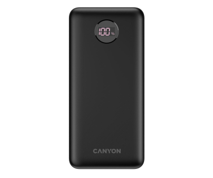 Powerbank CANYON PB-2002 LED 20000 mAh PD 20W QC 3.0 Czarny CNE-CPB2002B